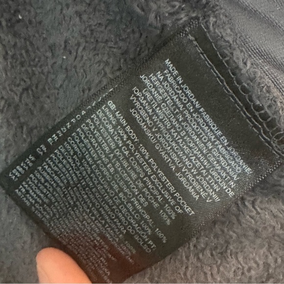 The North Face Girls Gray Fleece Full Zip Jacket Size M (10) - Picture 11 of 13